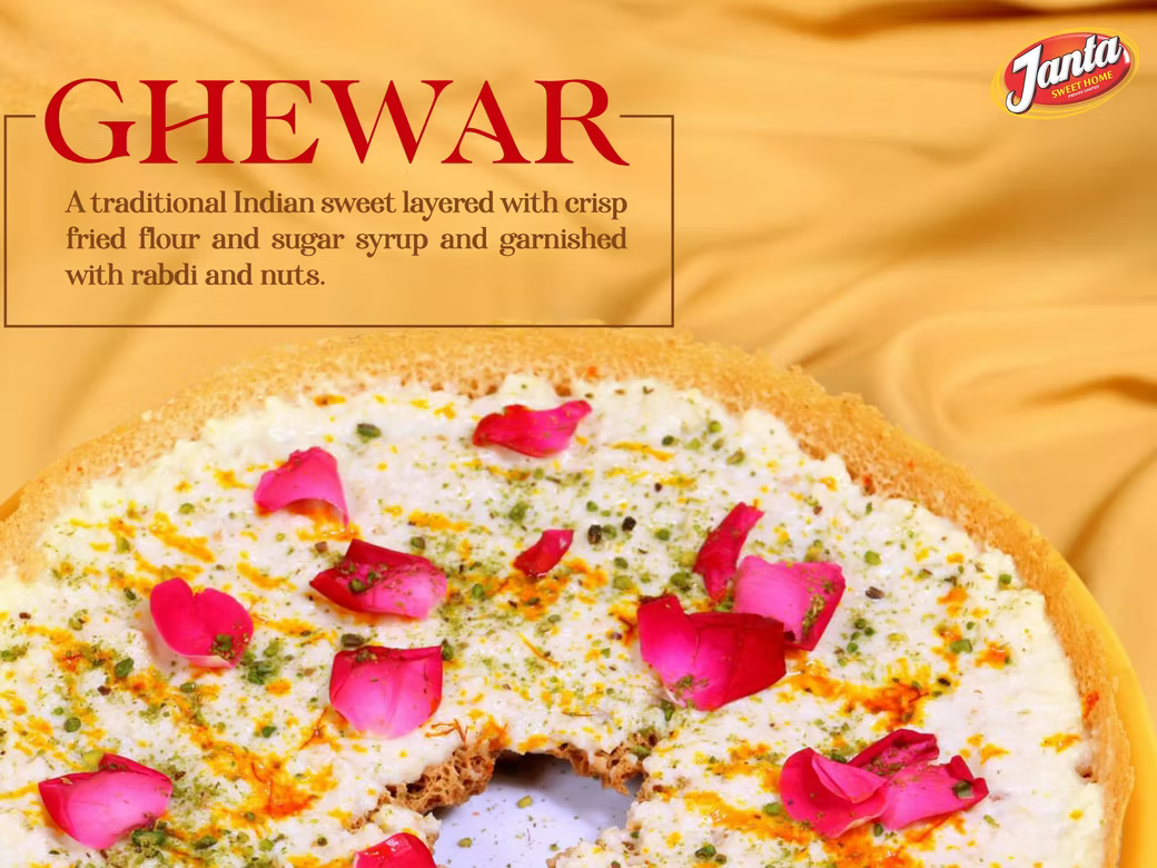 Ghewar – The Real Zewar of Indian Sweets
