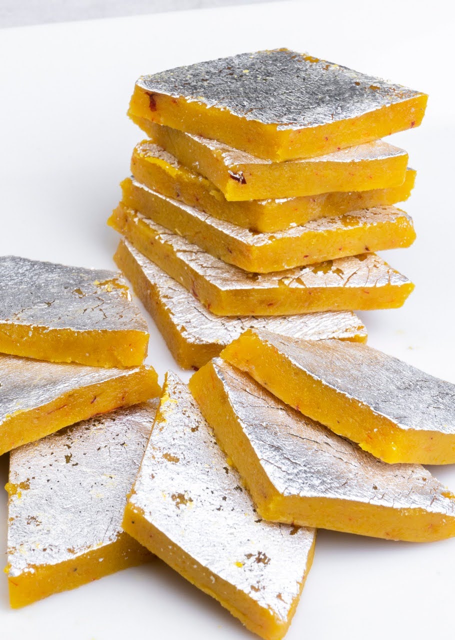 Kesar Kaju katli