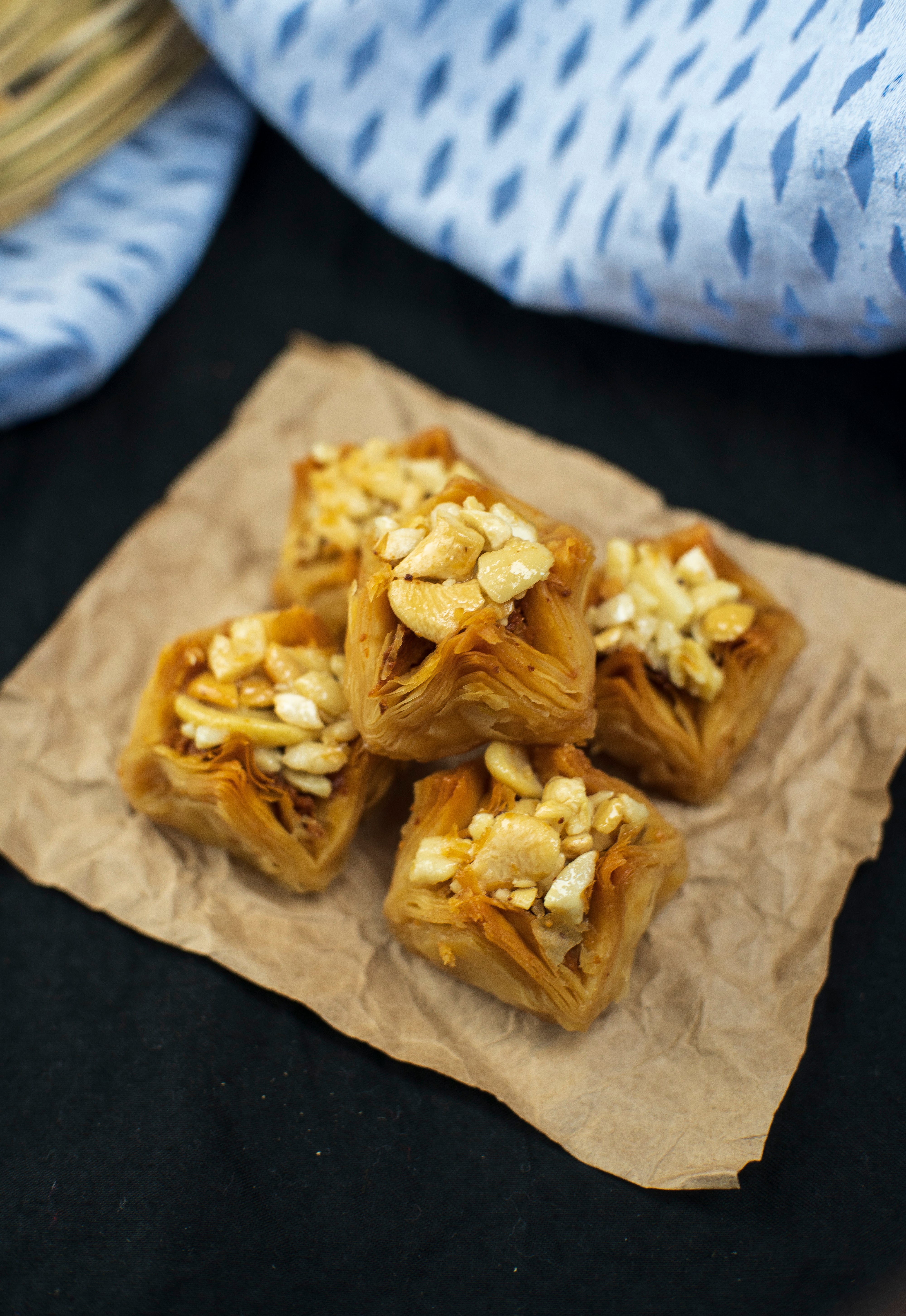 Kaju Pyramid Baklava