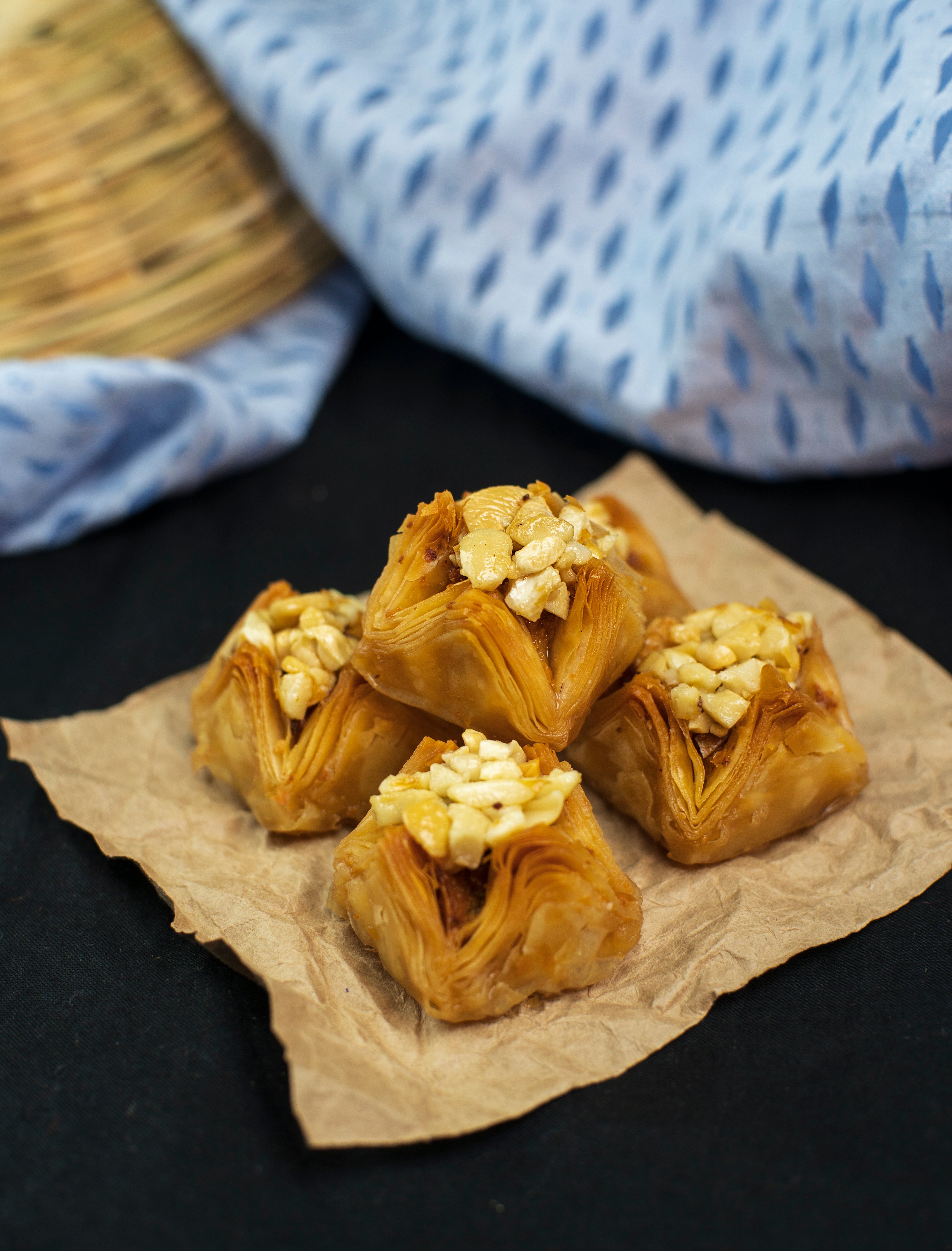 Kaju Pyramid Baklava