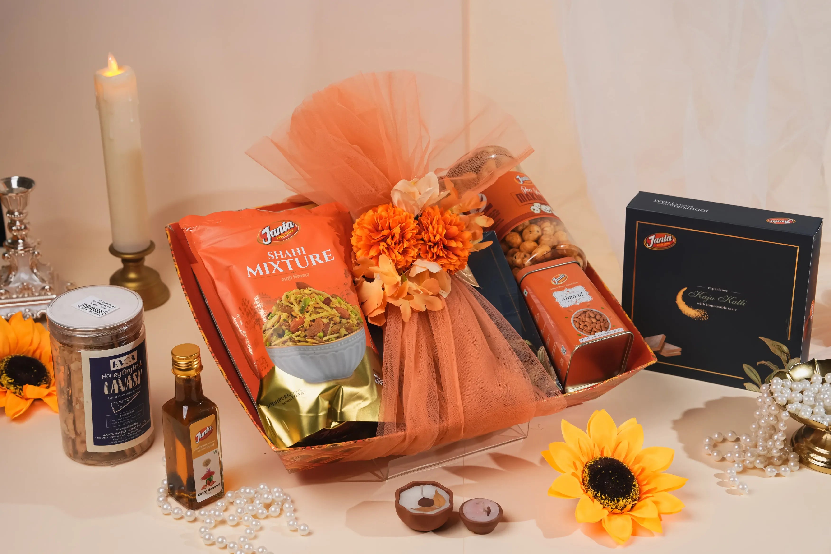 Orange Basket I